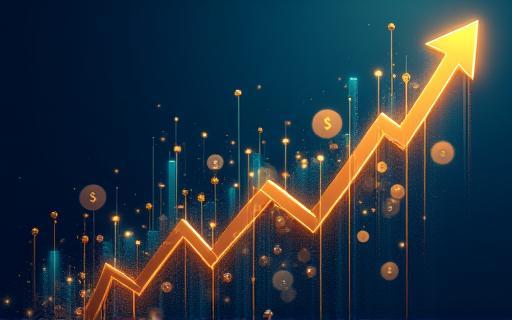 Visual representation of increased ROI and business growth charts